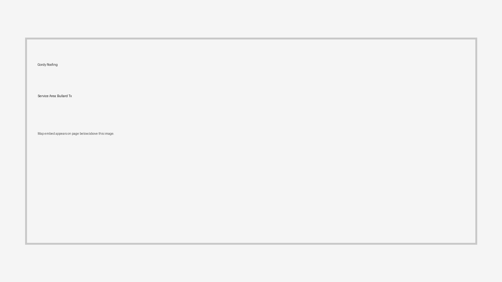 Roofing service area Bullard TX